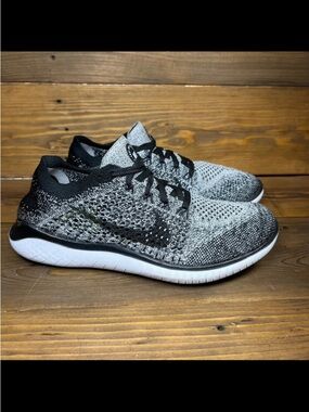 Nike Free RN Flyknit 2018 Oreo Running Shoes